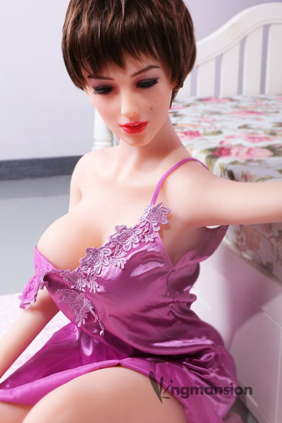 Mary 158cm 5.18ft Silicone Sex Angel Doll with Metal Skeleton Natural Skin 3 Entries Lifelike Sex Toy