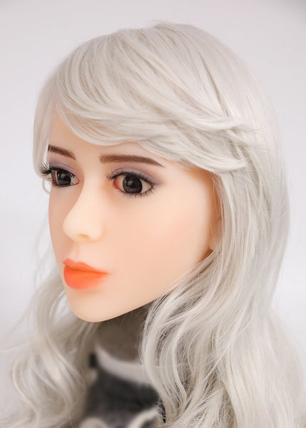 Sex Doll Head, for 140cm 158cm 163cm Sex Doll Lifelike Real Oral Ass Anal Vagina Sex Male Toy, Sex Doles for Man (# 17,...
