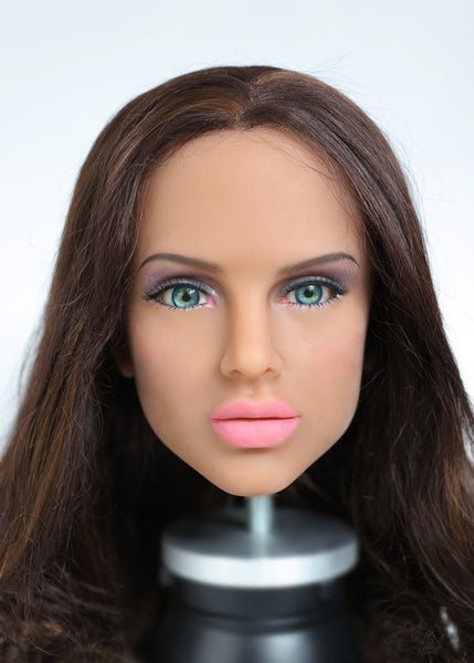 Sex Doll Head, for 140cm 158cm 163cm Sex Doll Lifelike Real Oral Ass Anal Vagina Sex Male Toy, Sex Doles for Man (# 75,...