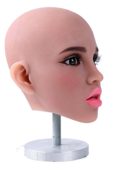 Sex Doll Head, for 140cm 158cm 163cm Sex Doll Lifelike Real Oral Ass Anal Vagina Sex Male Toy, Sex Doles for Man (#13)
