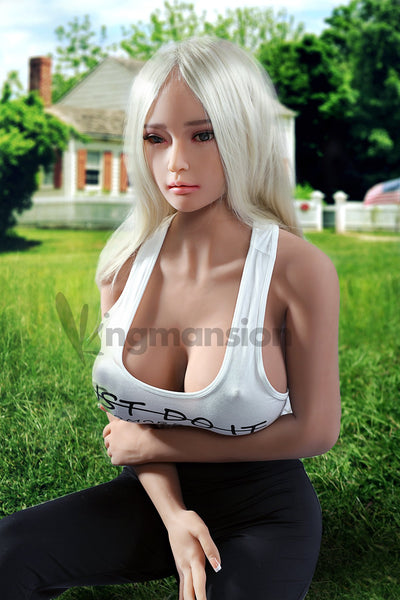 158cm 5.18ft Lily TPE Ultra Realistic Sex Angel Doll 3 Entries Lifelike Sexy Toy with Standing Feet - Tan